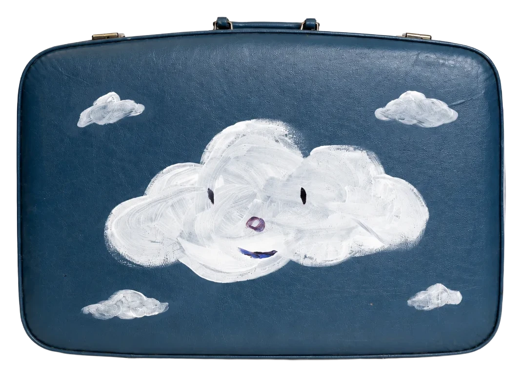 Illustrated suitcase by James Yang, view 2